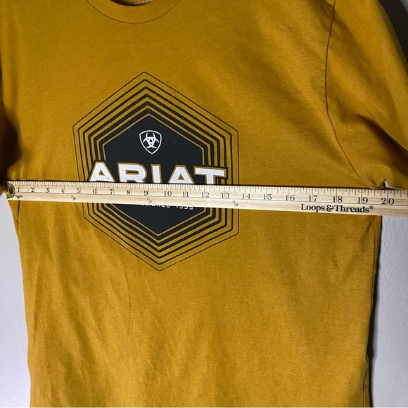 Ariat tshirt large yellow gold - Picture 5 of 6